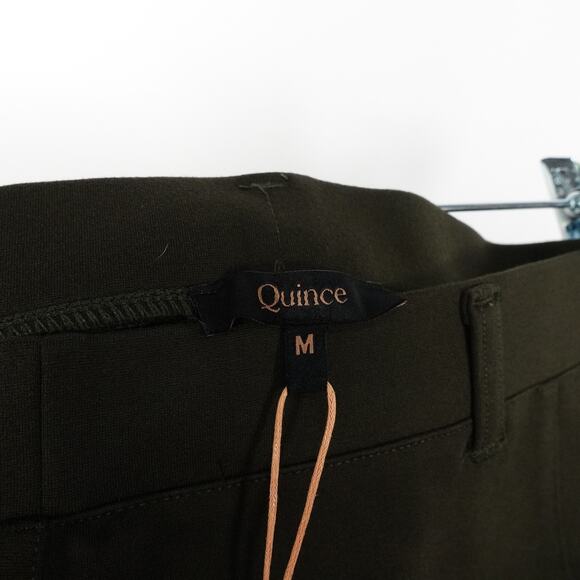 NWT Quince Medium Ex Petite 26” Ultra-Stretch Ponte Straight Leg Pants 3211-33 - Picture 11 of 11